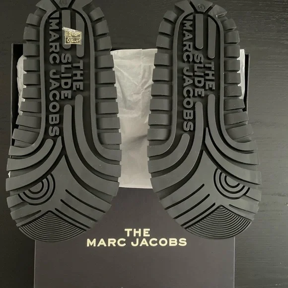 NEW IN BOX MARC JACOBS slides Navy size 5-11 - Picture 5 of 6